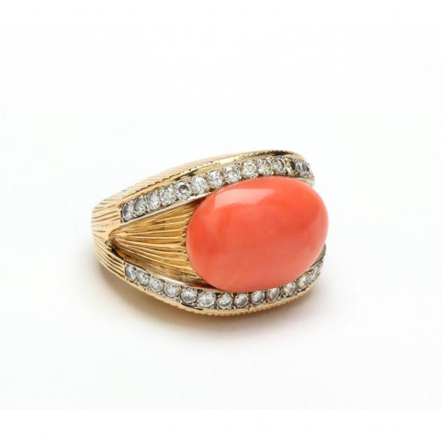 18kt-coral-and-diamond-ring