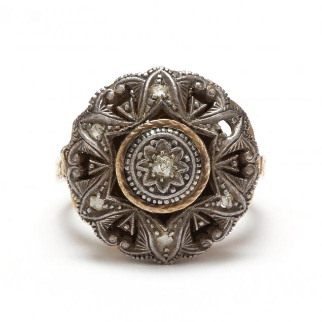 silver-topped-gold-diamond-ring