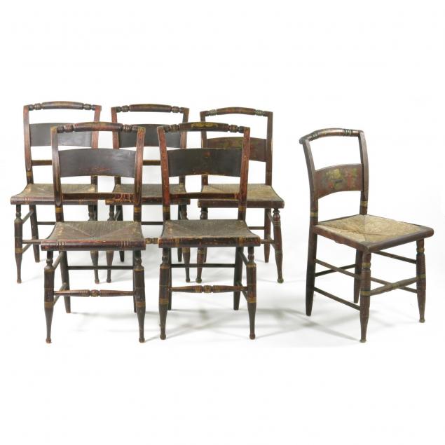 assembled-set-of-six-new-england-stenciled-dining-chairs
