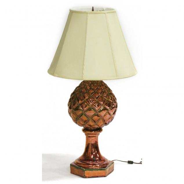 metallic-glazed-artichoke-table-lamp