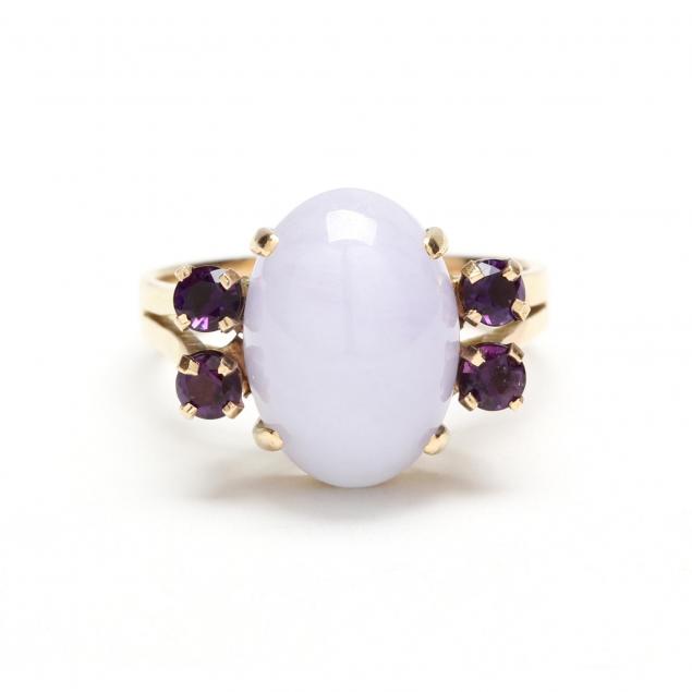 14kt-lavender-jadeite-and-amethyst-ring