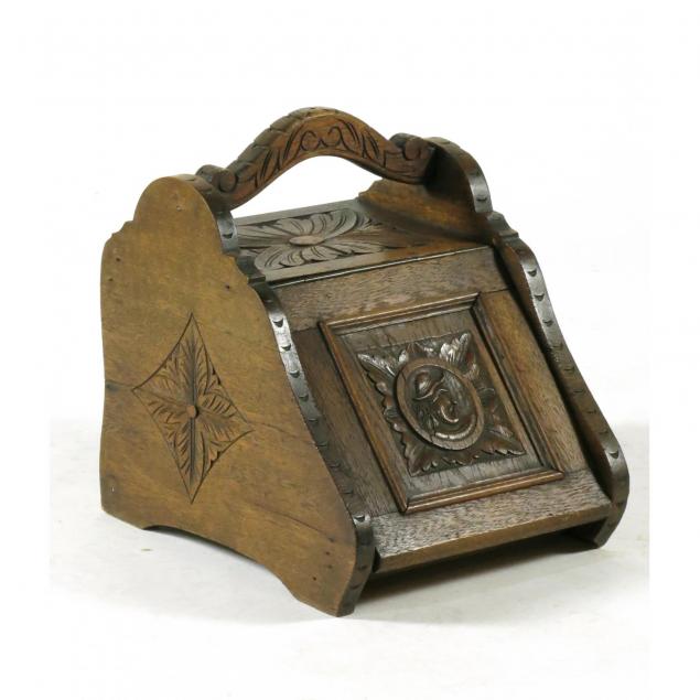 english-carved-coal-scuttle