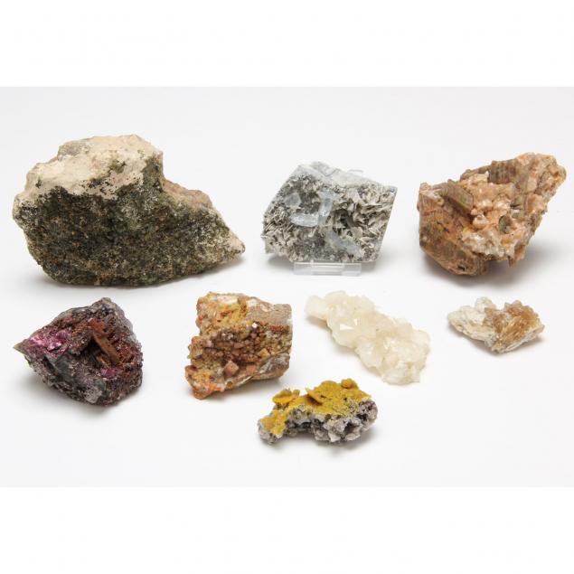 eight-unidentified-mineral-specimens