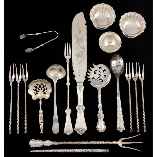 16-american-sterling-silver-silverplate-items