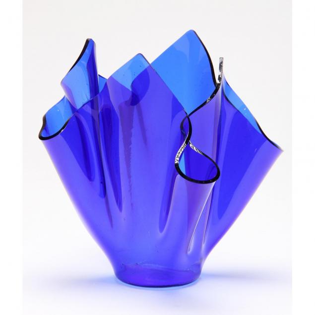 cobalt-handkerchief-vase