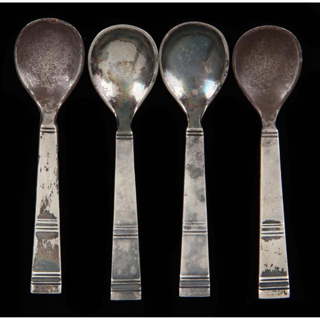 four-danish-sterling-silver-salt-spoons