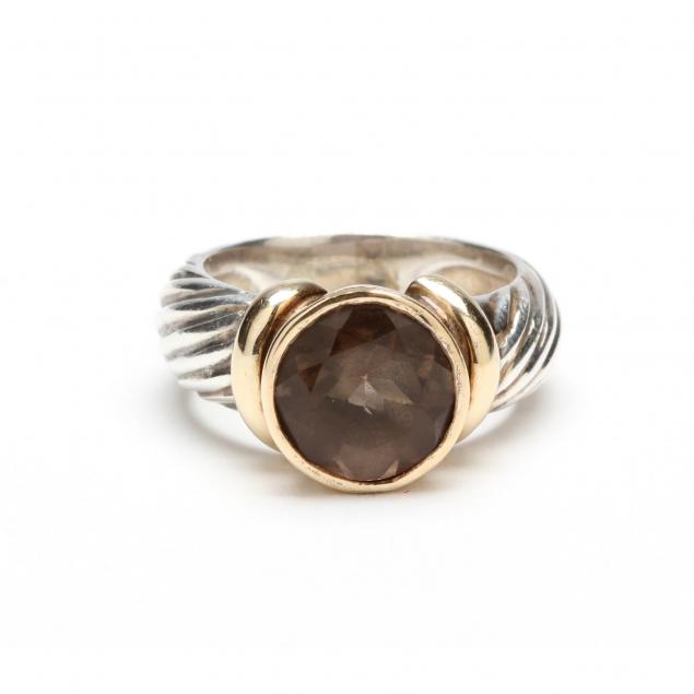 14kt-sterling-smoky-quartz-ring