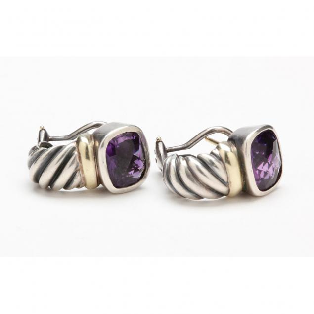 pair-of-14kt-gold-sterling-silver-and-amethyst-earrings-david-yurman