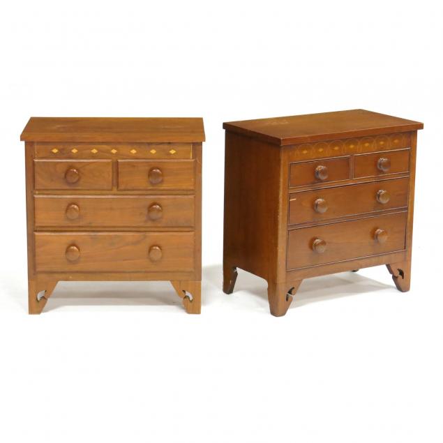 near-pair-of-drexel-miniature-inlaid-chests-of-drawers