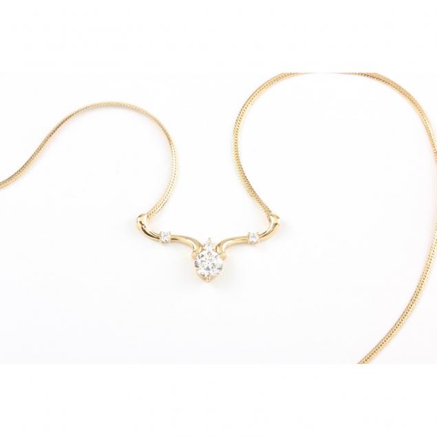 14kt-cubic-zirconia-necklace