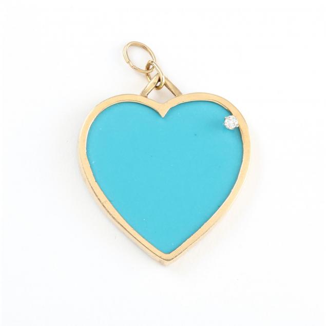 14kt-turquoise-and-diamond-pendant