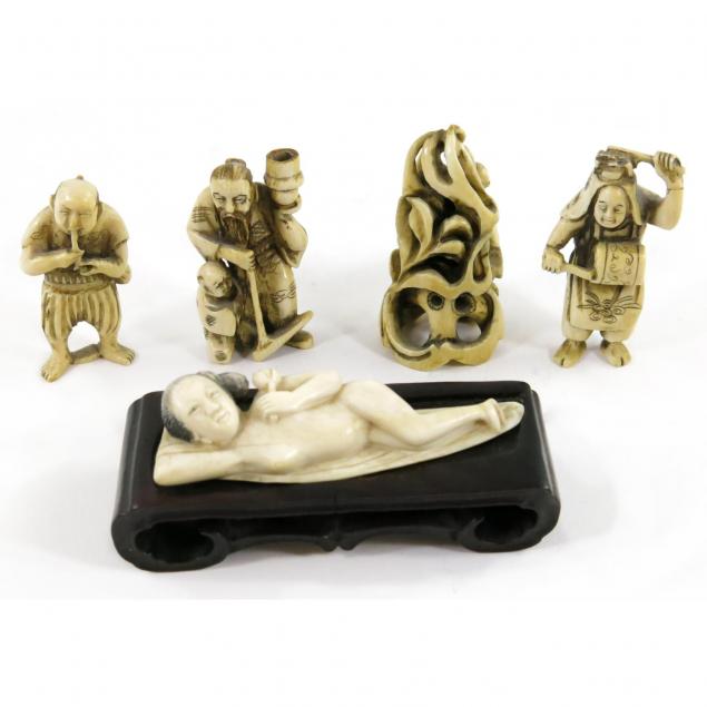 five-antique-ivory-netsukes