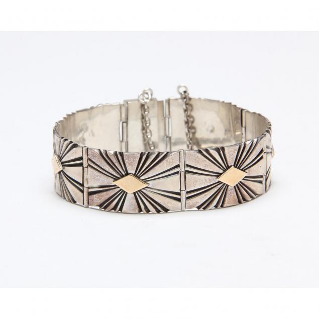 designer-sterling-link-bracelet-pat-bedoni