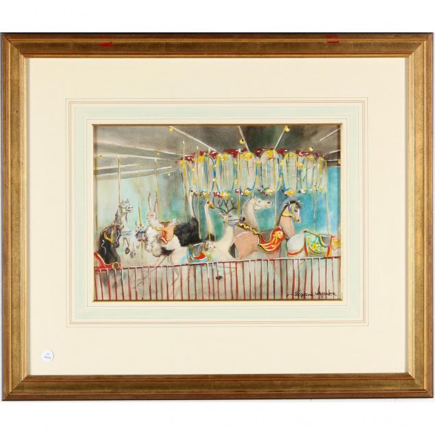 jaqueline-wagoner-american-20th-c-carousel