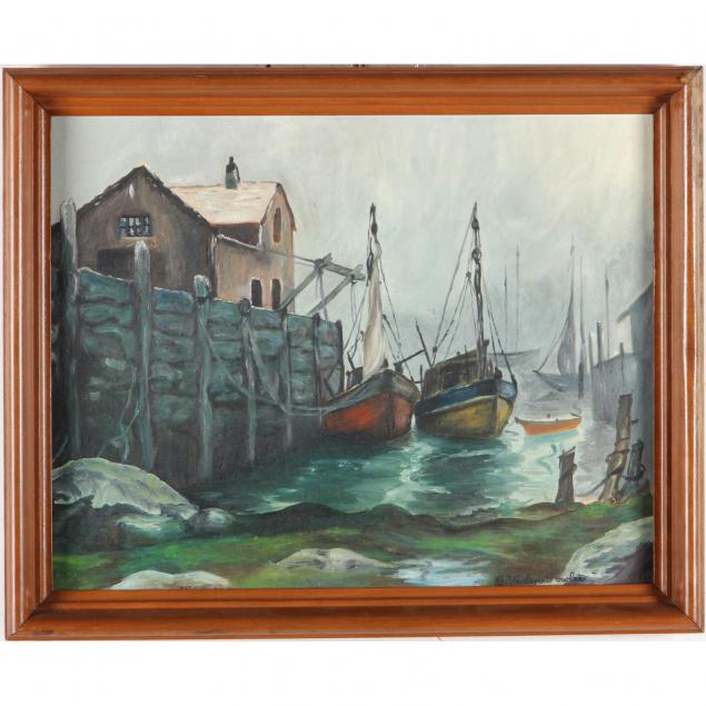 betsy-fowler-american-20th-c-new-england-harbor