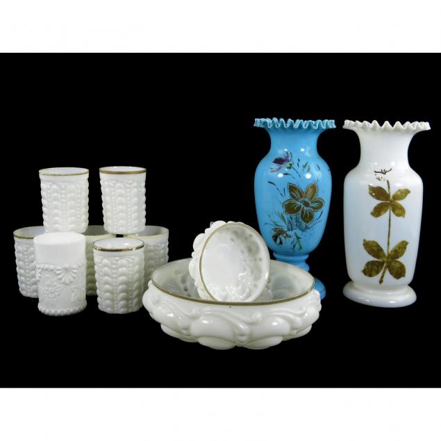 group-of-antique-glassware