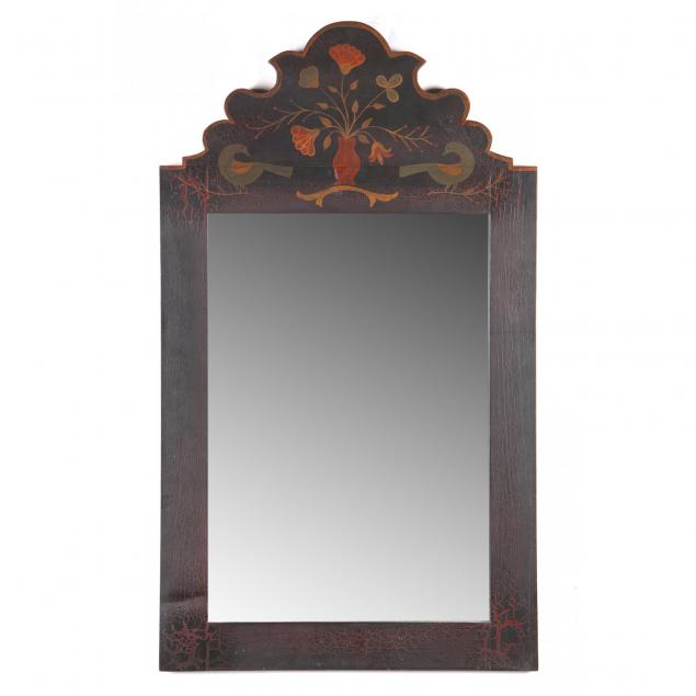 decorative-folky-painted-mirror
