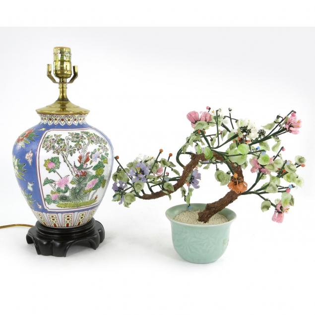 chinese-ceramic-table-lamp-faux-jade-bonsai-tree