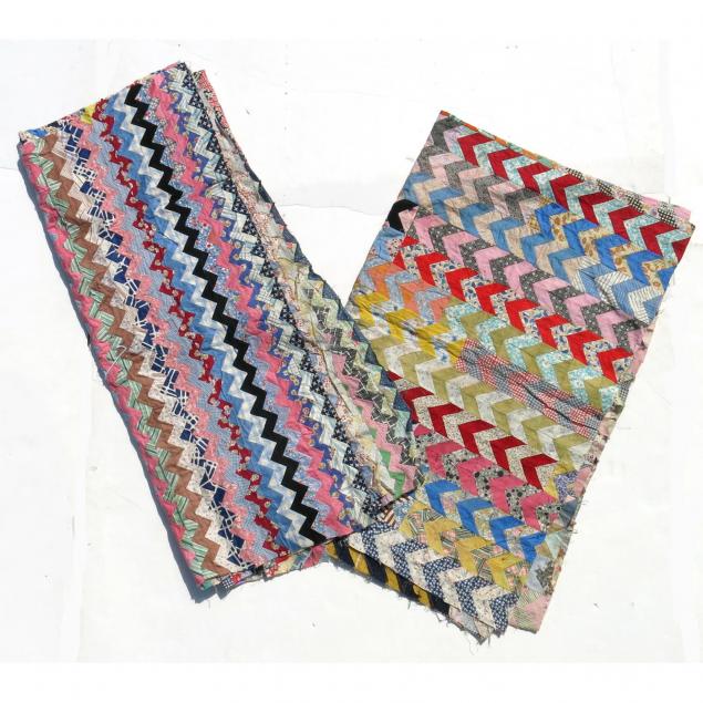 two-full-size-zig-zag-quilt-tops