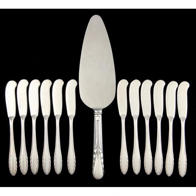 set-of-12-gorham-lyric-sterling-silver-butter-spreaders