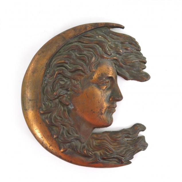 victorian-cast-iron-plaque-with-woman-and-moon