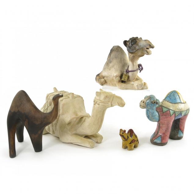 five-art-pottery-camels