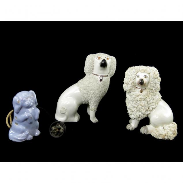 a-litter-of-three-ceramic-pooches
