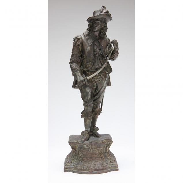 19th-century-spelter-figure-of-a-cavalier