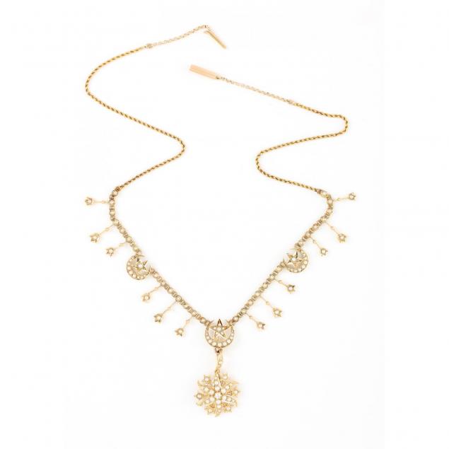seed-pearl-and-diamond-fringe-necklace