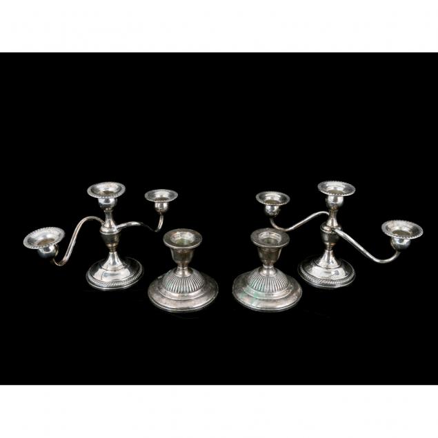 pair-of-sterling-silver-candelabra-and-candlesticks
