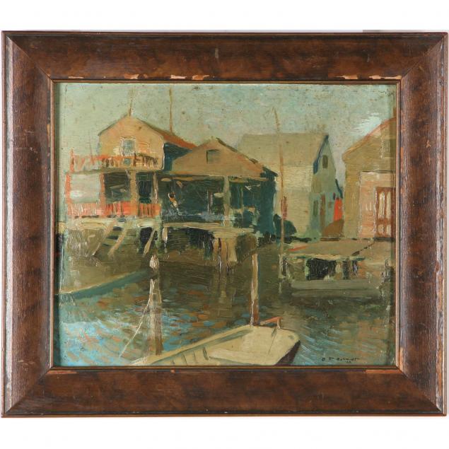 oscar-f-schmidt-ny-1892-1957-new-england-harbor