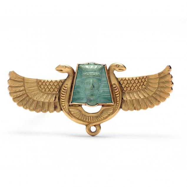 egyptian-revival-style-brooch