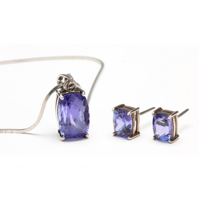 sterling-tanzanite-pendant-necklace-and-earrings