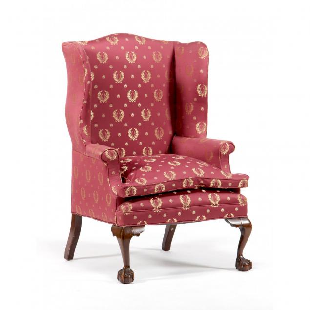 chippendale-style-wing-chair