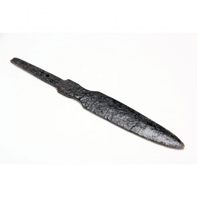 early-american-hand-forged-iron-pike-head