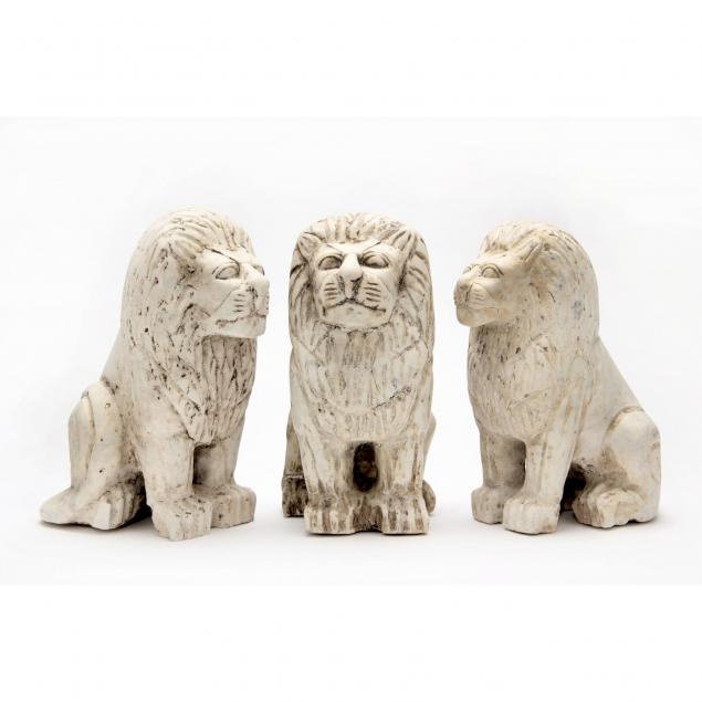 three-ancient-near-eastern-style-marble-lions