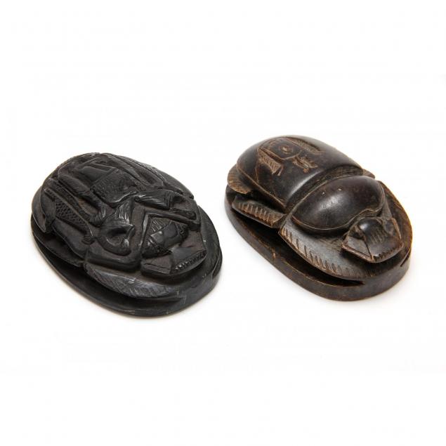 two-antique-egyptian-style-scarabs