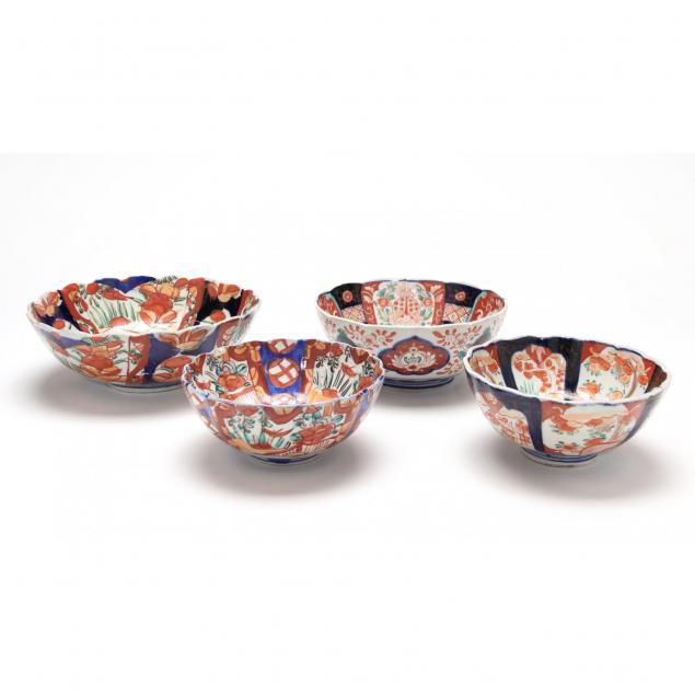 four-imari-bowls