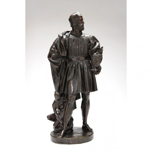 cast-bronze-sculpture-of-a-renaissance-man