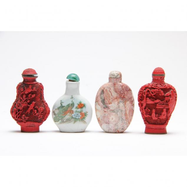 four-chinese-snuff-bottles