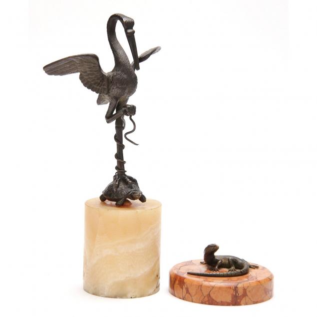 two-naturalist-diminutive-bronzes