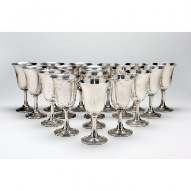 set-of-17-sterling-silver-water-goblets