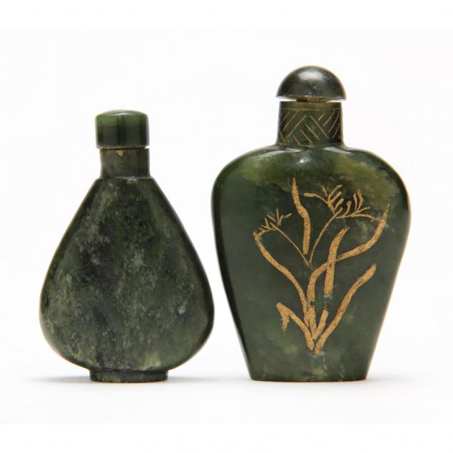 two-carved-jade-snuff-bottles