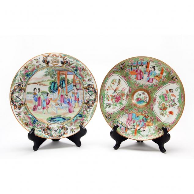 two-chinese-export-rose-medallion-serving-pieces