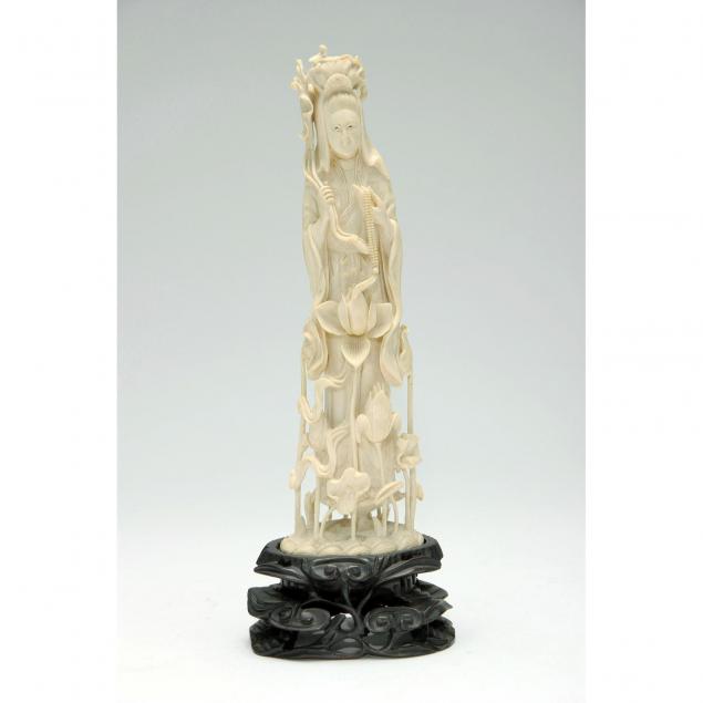 chinese-ivory-statuette-of-guanyin