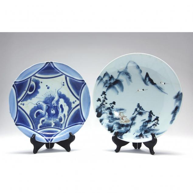two-japanese-porcelain-chargers