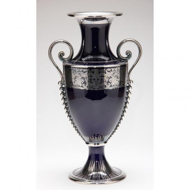rosenthal-silver-overlay-porcelain-urn