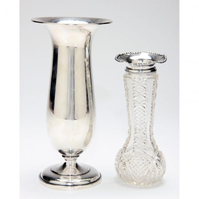 two-sterling-silver-vases