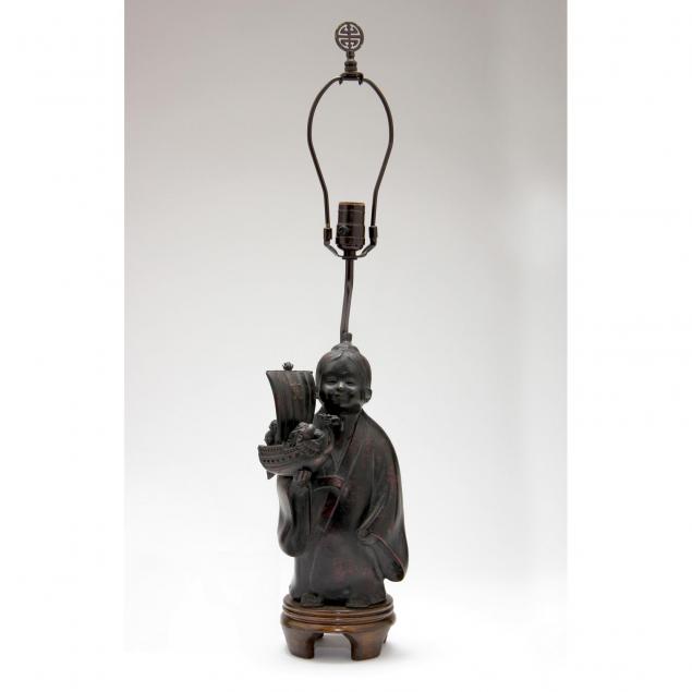 frederick-cooper-figural-asian-table-lamp