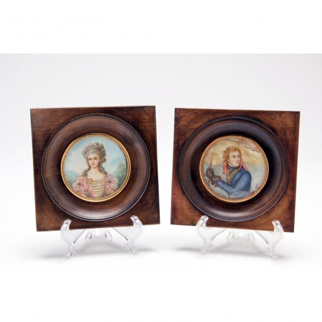 two-miniature-portraits-on-ivory